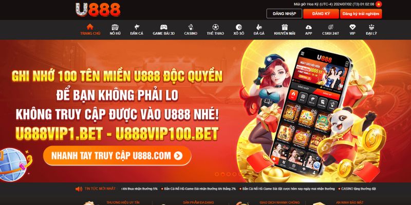 Vài lưu ý nhỏ cho hội viên khi đăng nhập U888 trực tuyến 